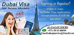  : 90Days Dubai (UAE) Visit Visa AED 1099 -   