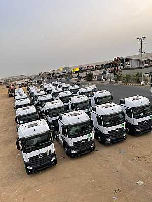 صورة الاعلان: شاحنات مرسيدس موديل2018 عدد38 شاحنه وصلت حديثه في جده - في مكة السعودية
